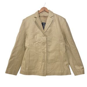 Vtg Leather Jacket Removable Liner Insulated XXL